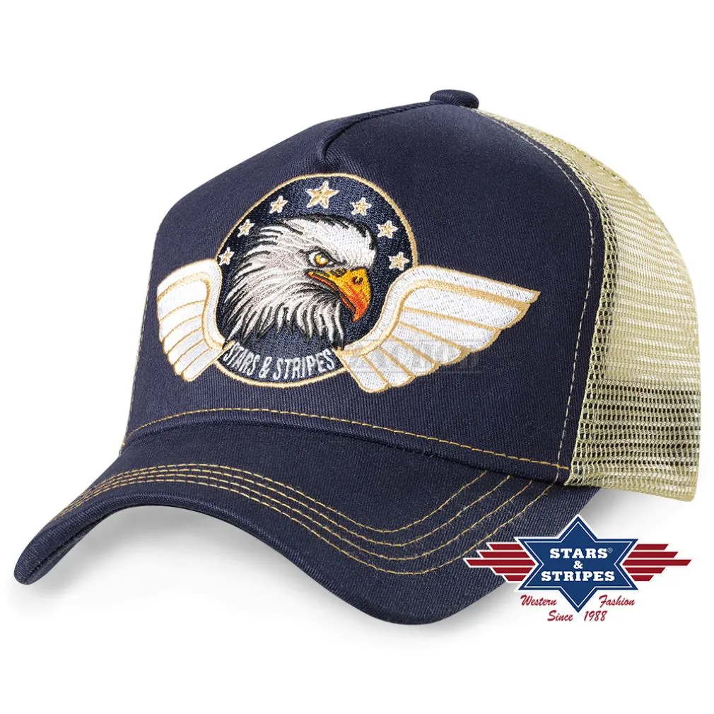czapka z daszkiem EAGLE blue