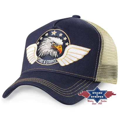czapka z daszkiem EAGLE blue