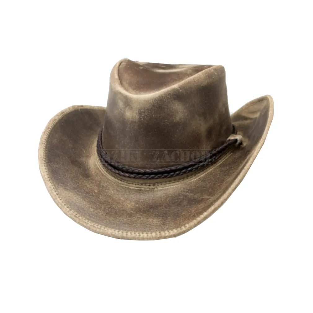 kapelusz skórzany JOHN