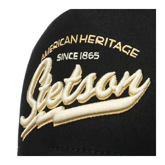 czapka z daszkiem STETSON trucker  AMERICAN HERITAGE black - 4