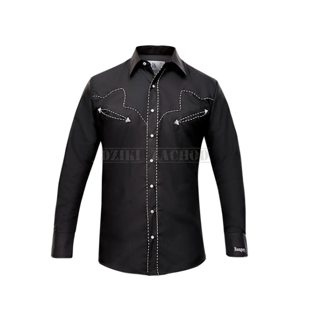 koszula kowbojska 010CA01 CZARNA