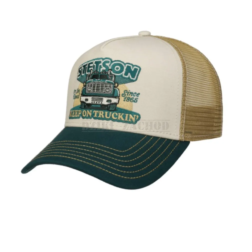 Czapka z daszkiem STETSON trucker  KEEP ON TRUCKIN