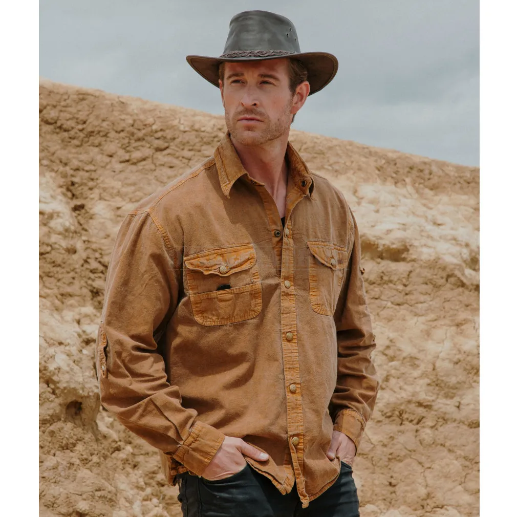 koszula COWRA tobacco