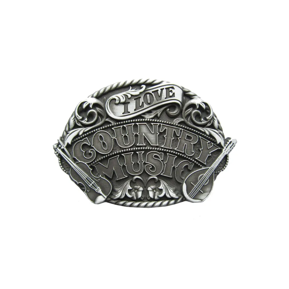 klamra do paska I LOVE COUNTRY MUSIC