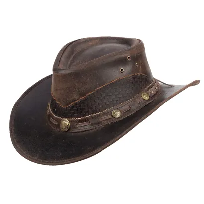 kapelusz skórzany LYNDON