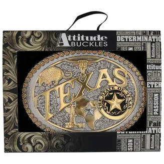 klamra do paska MONTANA TEXAS  dwukolorowa - 2