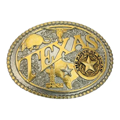 klamra do paska MONTANA TEXAS  dwukolorowa