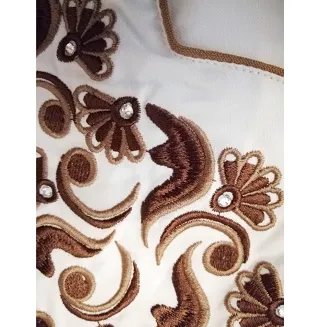 koszula kowbojska 017DA01 BIAŁA - 2