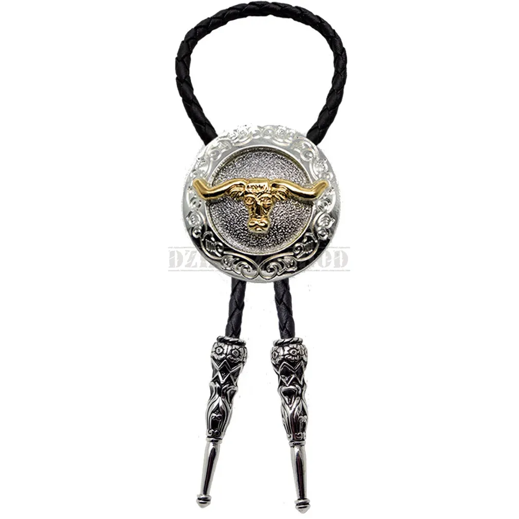 bolo krawat kowbojski ZŁOTY BYK