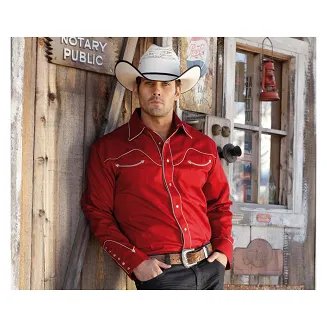 koszula kowbojska JACK red - 3