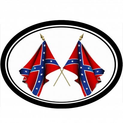 naklejka Flagi Konfederacji