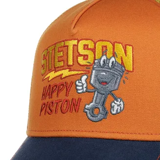 czapka z daszkiem STETSON trucker HAPPY PISTON - 2
