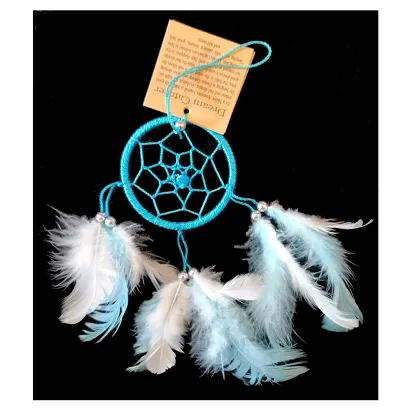 łapacz snów turkusowy 6 cm