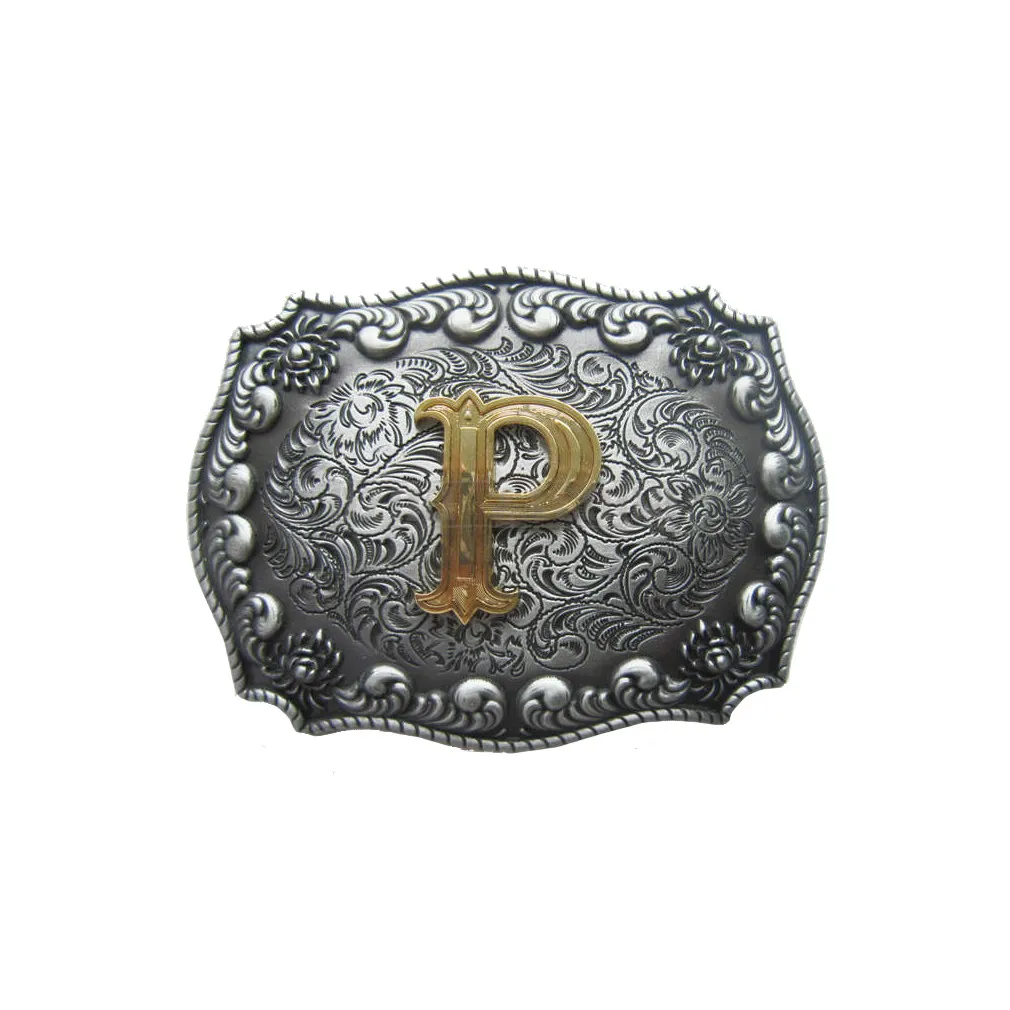 klamra do paska inicjał P