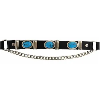 paski do kowbojek turkusowe - 2