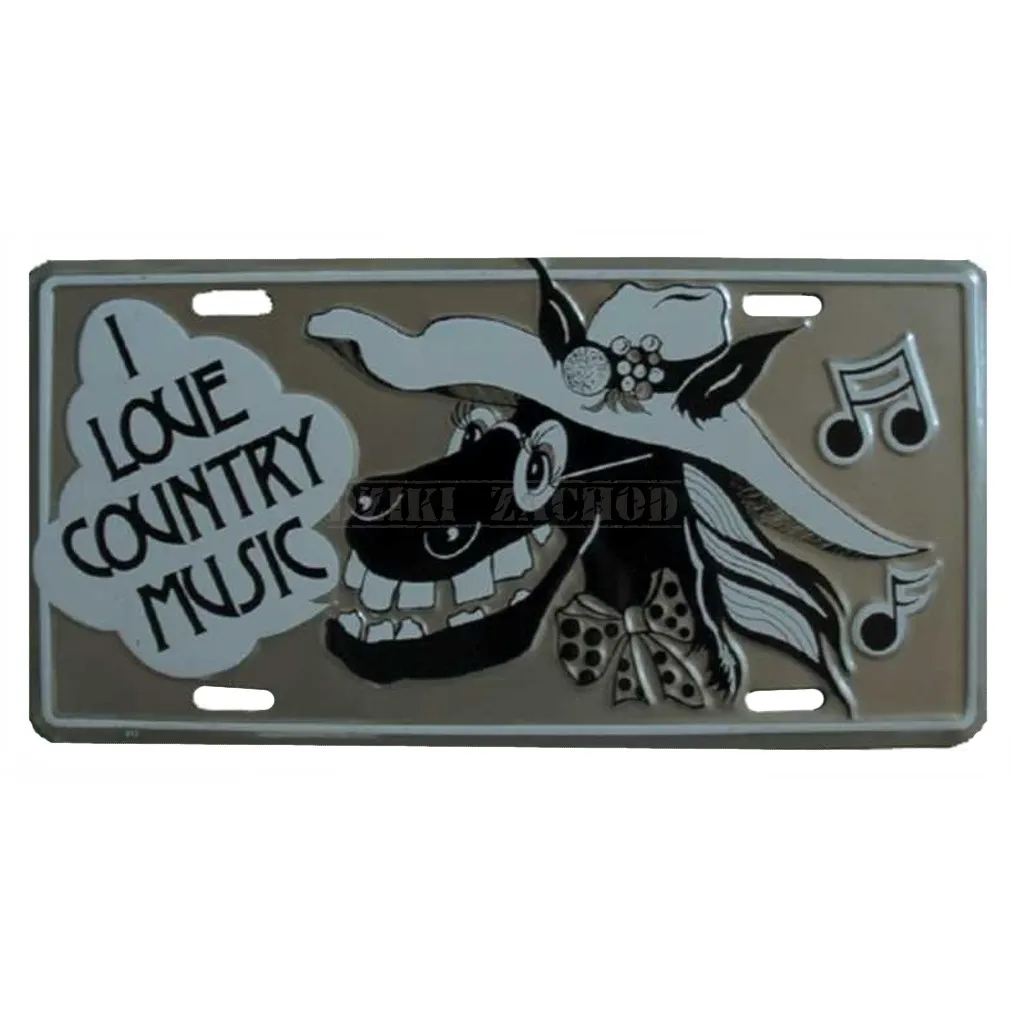 Szyld I LOVE COUNTRY MUSIC
