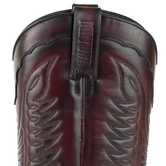 MAYURA INDIAN 2471 BURGUND/NEGRO - 3