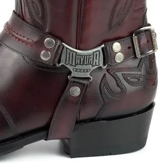 MAYURA INDIAN 2471 BURGUND/NEGRO - 4