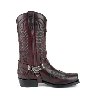MAYURA INDIAN 2471 BURGUND/NEGRO - 6