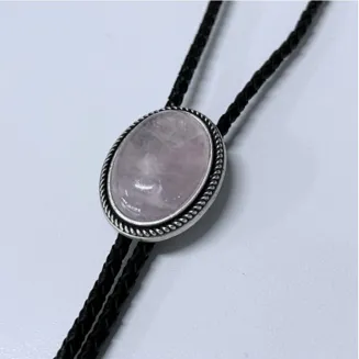 bolo krawat kowbojski SREBRZONE KWARC - 2