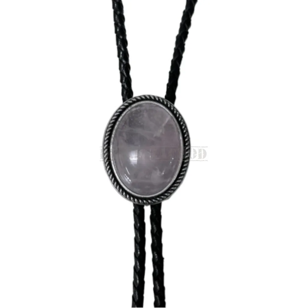 bolo krawat kowbojski SREBRZONE KWARC