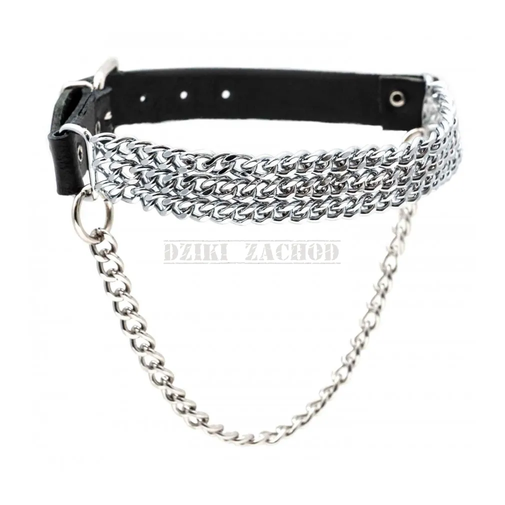 paski do kowbojek łańcuch potrójny