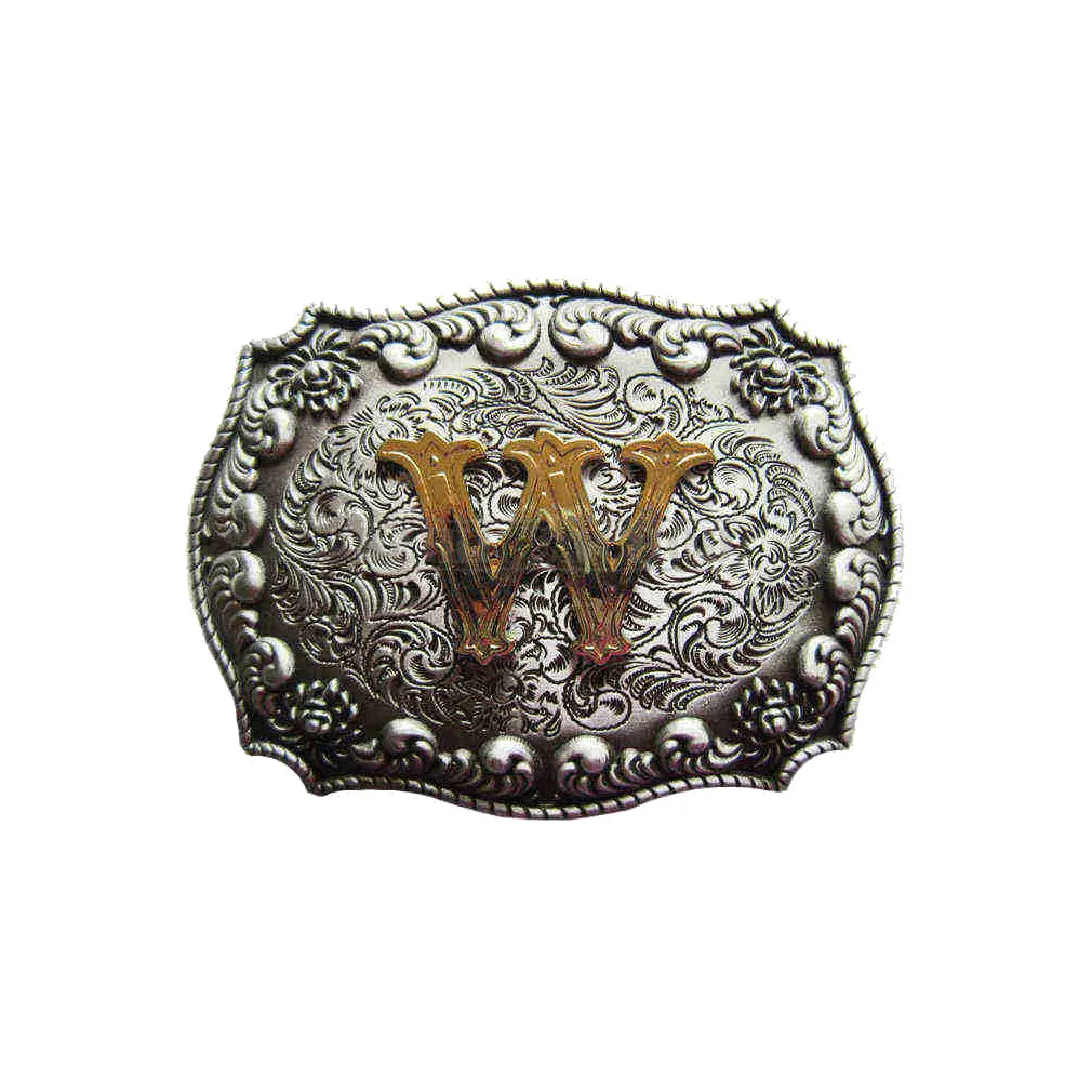 klamra do paska inicjał W