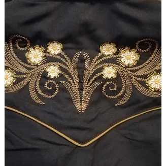 koszula kowbojska 081DA01 CZARNA - 3