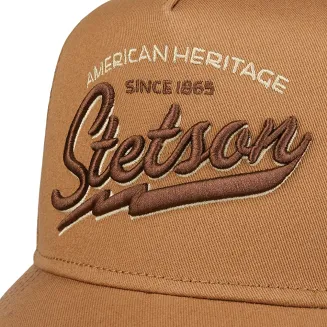 czapka z daszkiem STETSON trucker  AMERICAN HERITAGE brown - 2