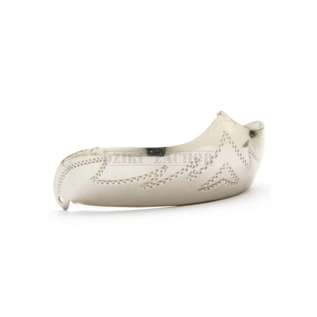 metalowe srebrne osłonki na tył kowbojek