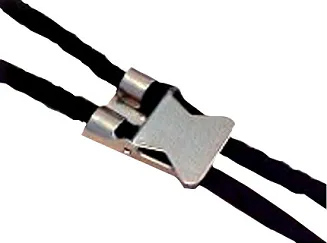 bolo krawat kowbojski TEXAS LONG HORN STAR BLACK - 3