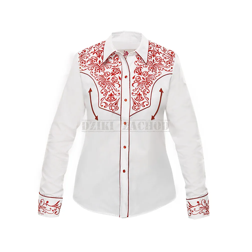 koszula kowbojska 046DA01 BIAŁA