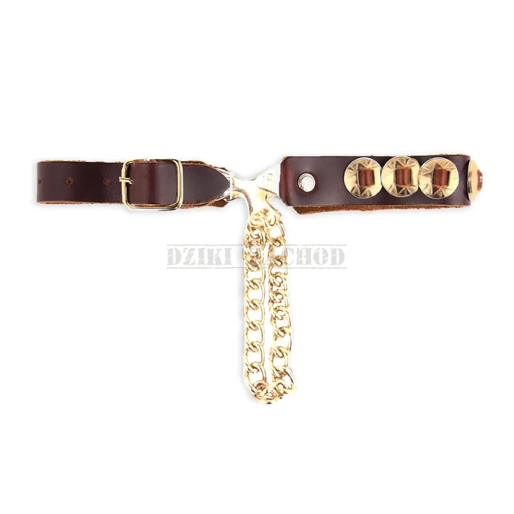 SENDRA paski do kowbojek concha brązowe