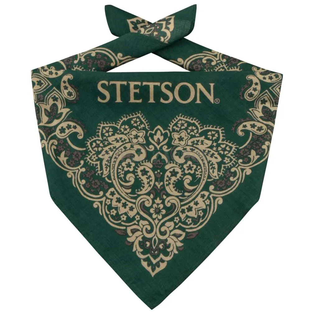 STETSON bandana zielona