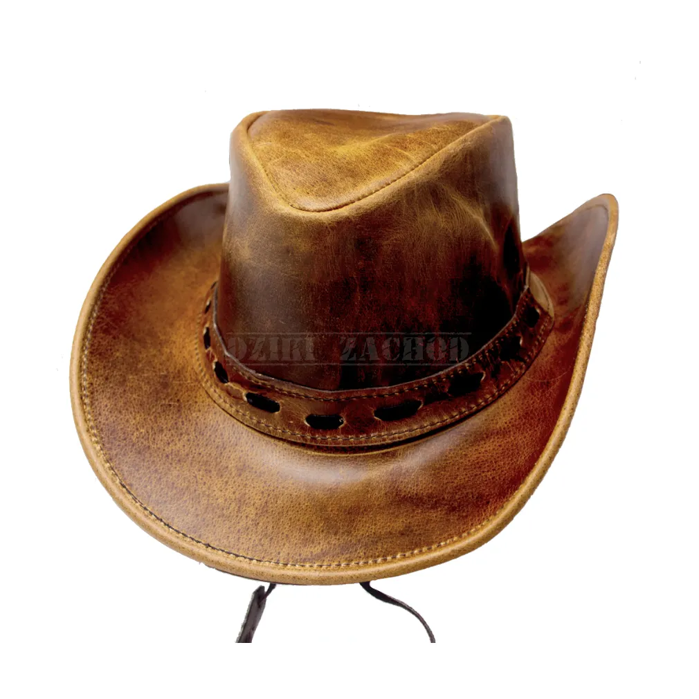 kapelusz skórzany LUKE