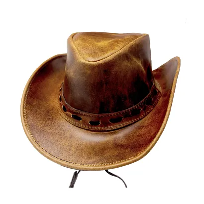 kapelusz skórzany LUKE