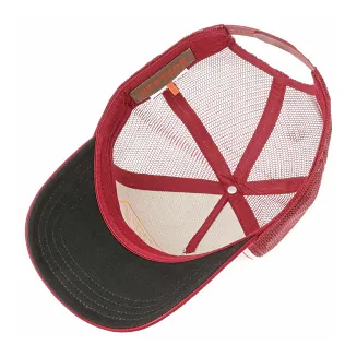 czapka z daszkiem STETSON trucker  AMERICAN red - 2