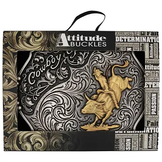 klamra do paska MONTANA COWBOY UP BULLRIDER - 3