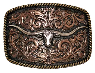 klamra do paska MONTANA LONGHORN TRICOLOR - 2