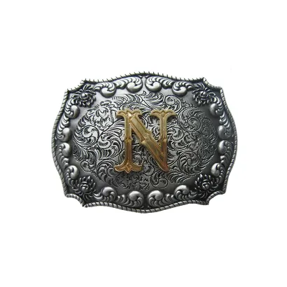 klamra do paska inicjał N