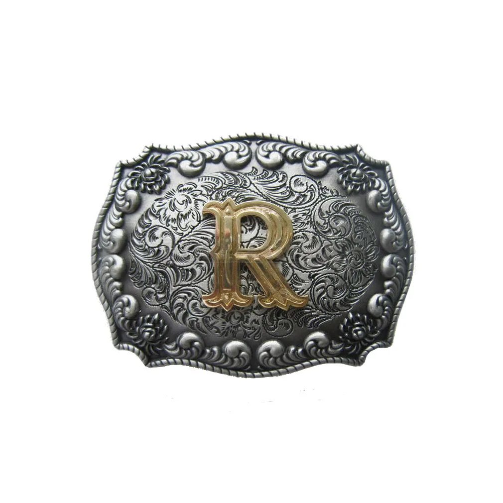 klamra do paska inicjał R