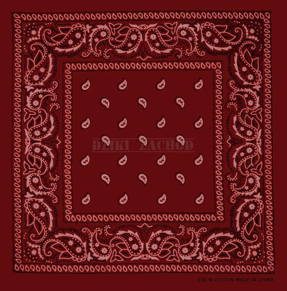 bandana bordowa II