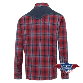 koszula kowbojska HANK red - 2