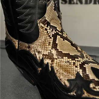 SENDRA 3241 NEGRO/BLANCO PITON - 4