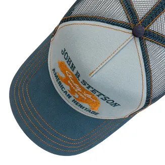 czapka z daszkiem STETSON trucker  AMERICAN HERITAGE blue - 3