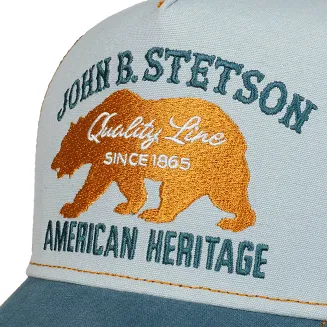 czapka z daszkiem STETSON trucker  AMERICAN HERITAGE blue - 2