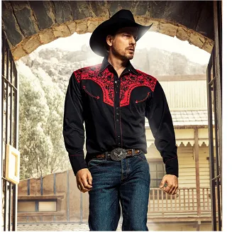 koszula kowbojska BROOKS - 4